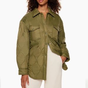 The GANNA Insulated Shirt Jacket by Wilfred Free @ Aritzia